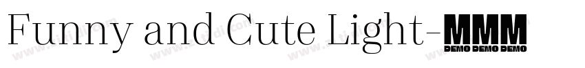 Funny and Cute Light字体转换